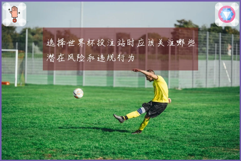 选择世界杯投注站时应该关注哪些潜在风险和违规行为
